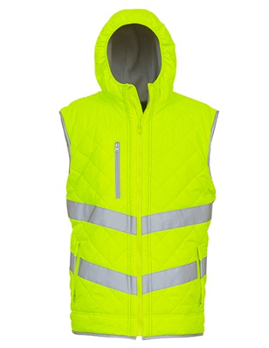 Y-HV007-Hi-Vis Kensington Hooded Gilet